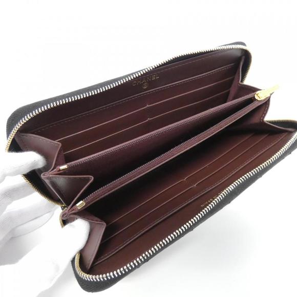 CHANEL Black Caviar Leather Timeless Classic Wallet AP0242 - Picture 7 of 7